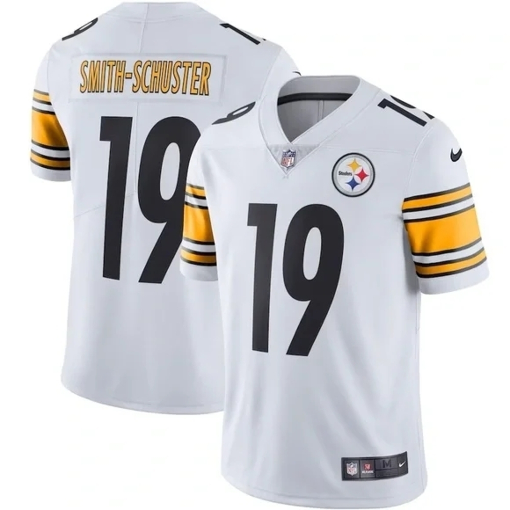 Nike White and Black Football Jersey